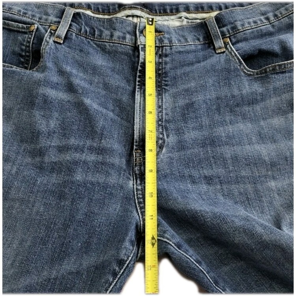 Cremieux Men's Premium Denim Straight Leg Blue Jeans Size 40/30 - Picture 7 of 14